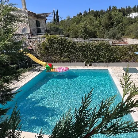 Vila Splendid Gouvia 3 Bedrooms Yiarios Private Childrens Playground *